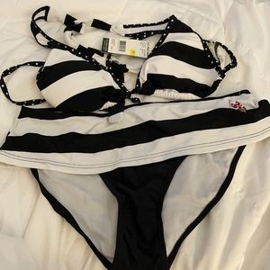 Two piece polo bikini